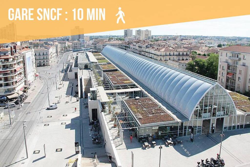 L'Ecucentre Avec Parking Inclu - 600M De La Place De La Comedie - Climatisation Montpellier Eksteriør billede